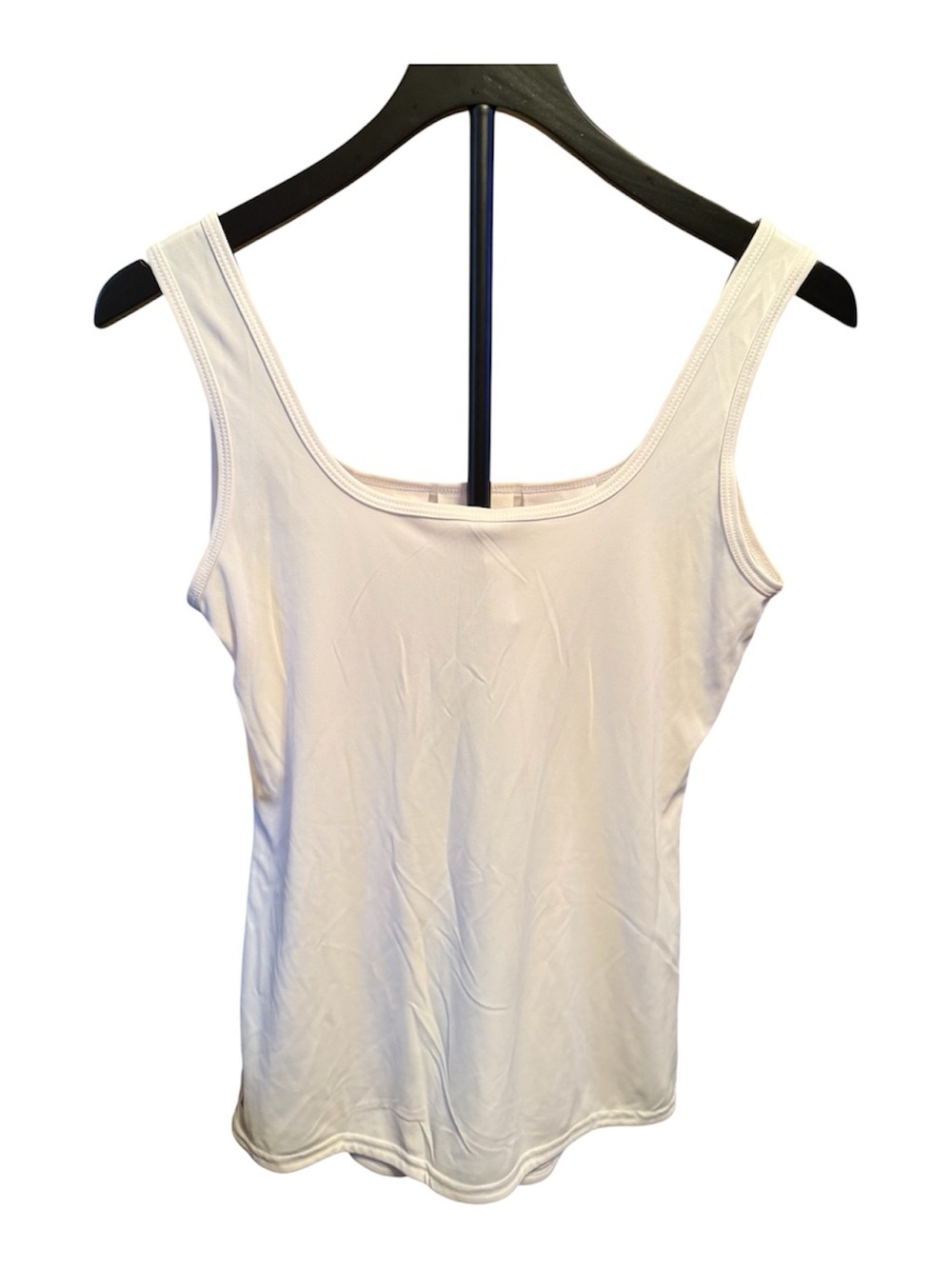 NWT Karma White Flowy Activewear Tank Top Sleeveless Women’s Medium - Picture 2 of 6